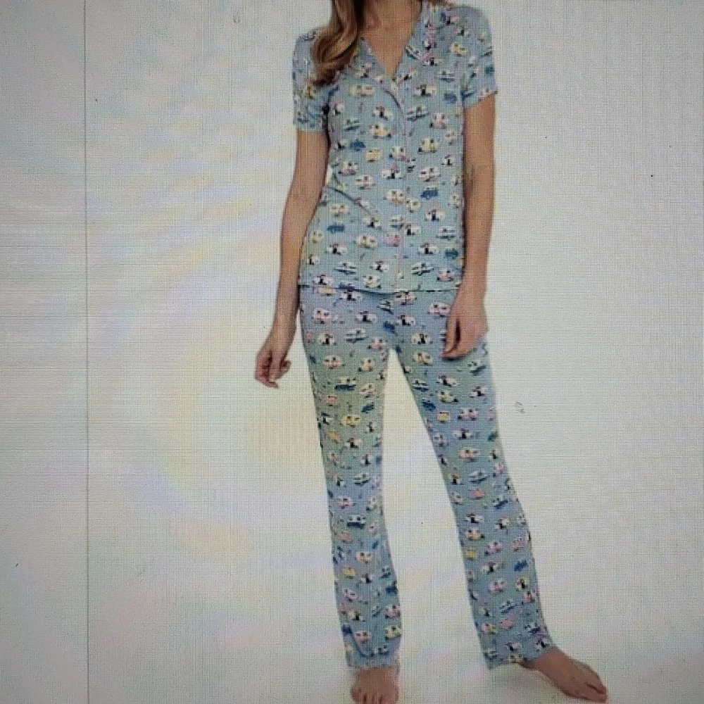 Munki Munki Nite Nite Camper Pajamas Sz XXL